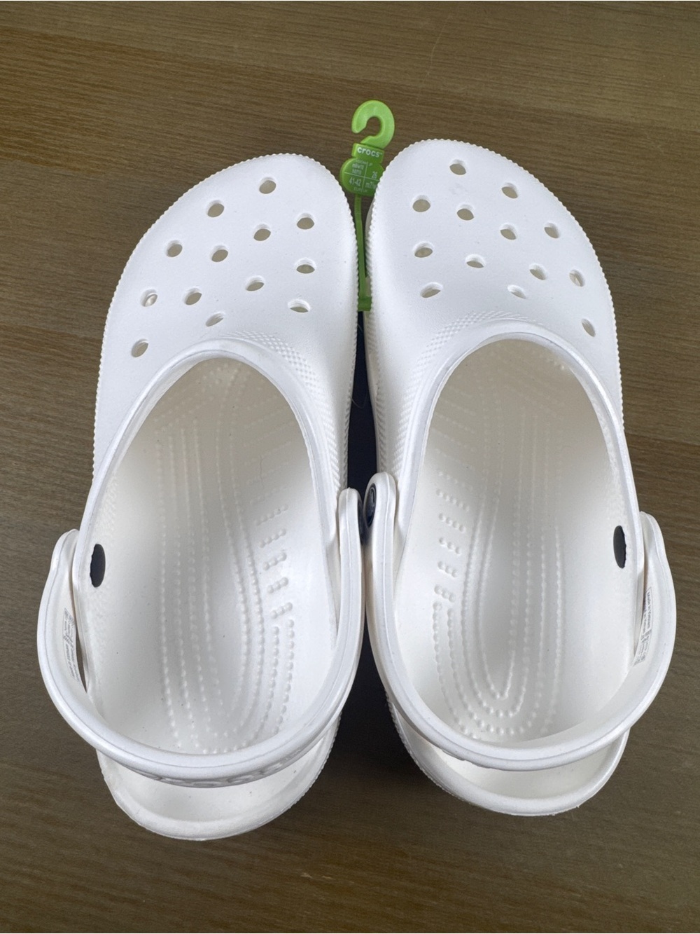 Crocs Adult Unisex Classic Clog Sandal Style# 10001-100 Woman’s 10 Men’s 8 White - Picture 2 of 5
